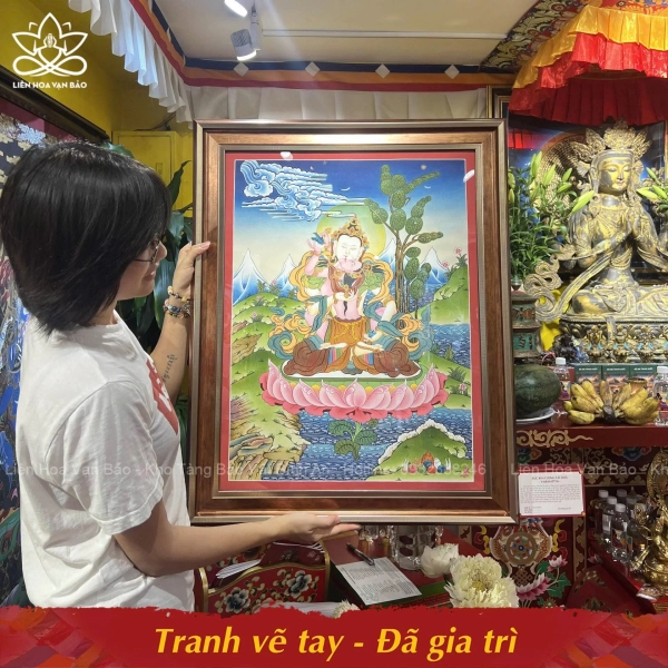 ThangKa Đức Kim Cương Tát  Đỏa