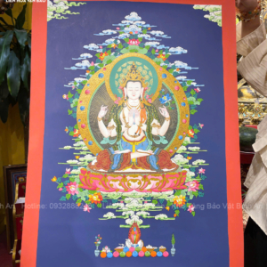 Thangka Quan Âm Tứ Thủ
