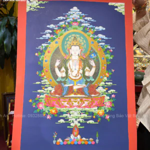 Thangka Quan Âm Tứ Thủ