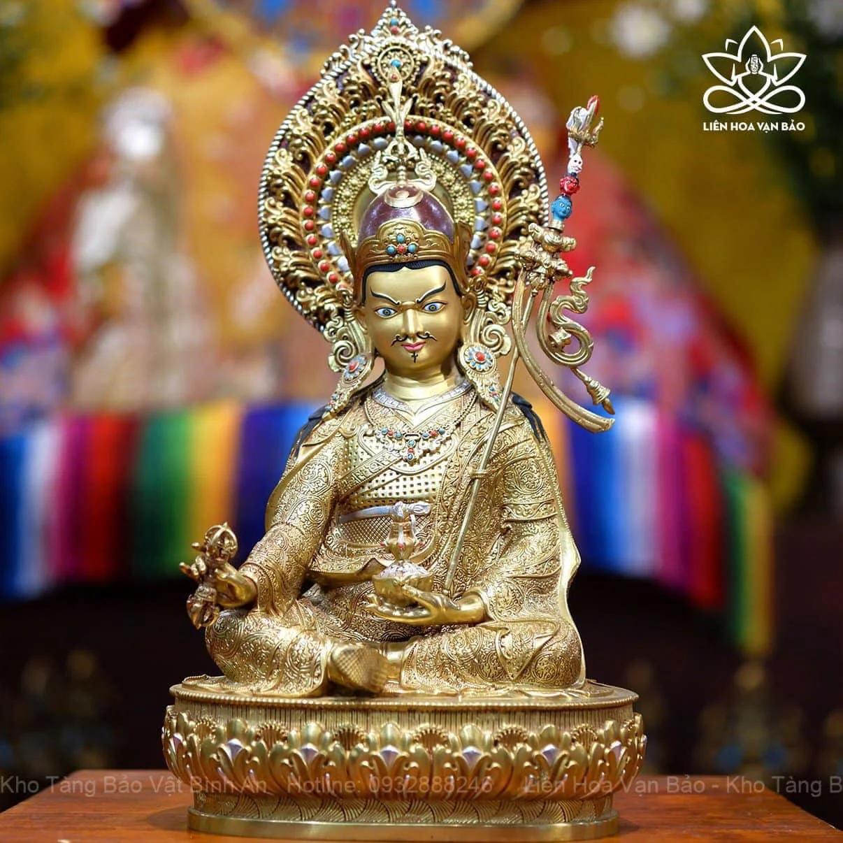 Tôn tượng Kim Cương Thượng Sư Liên Hoa Sanh - Hình ảnh 5