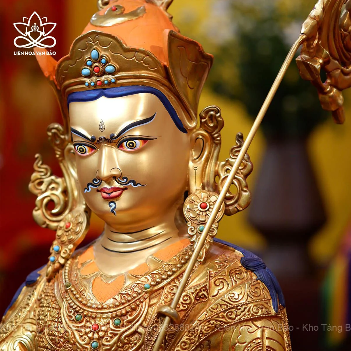 Tôn tượng Kim Cương Thượng Sư Liên Hoa Sanh - Hình ảnh 6