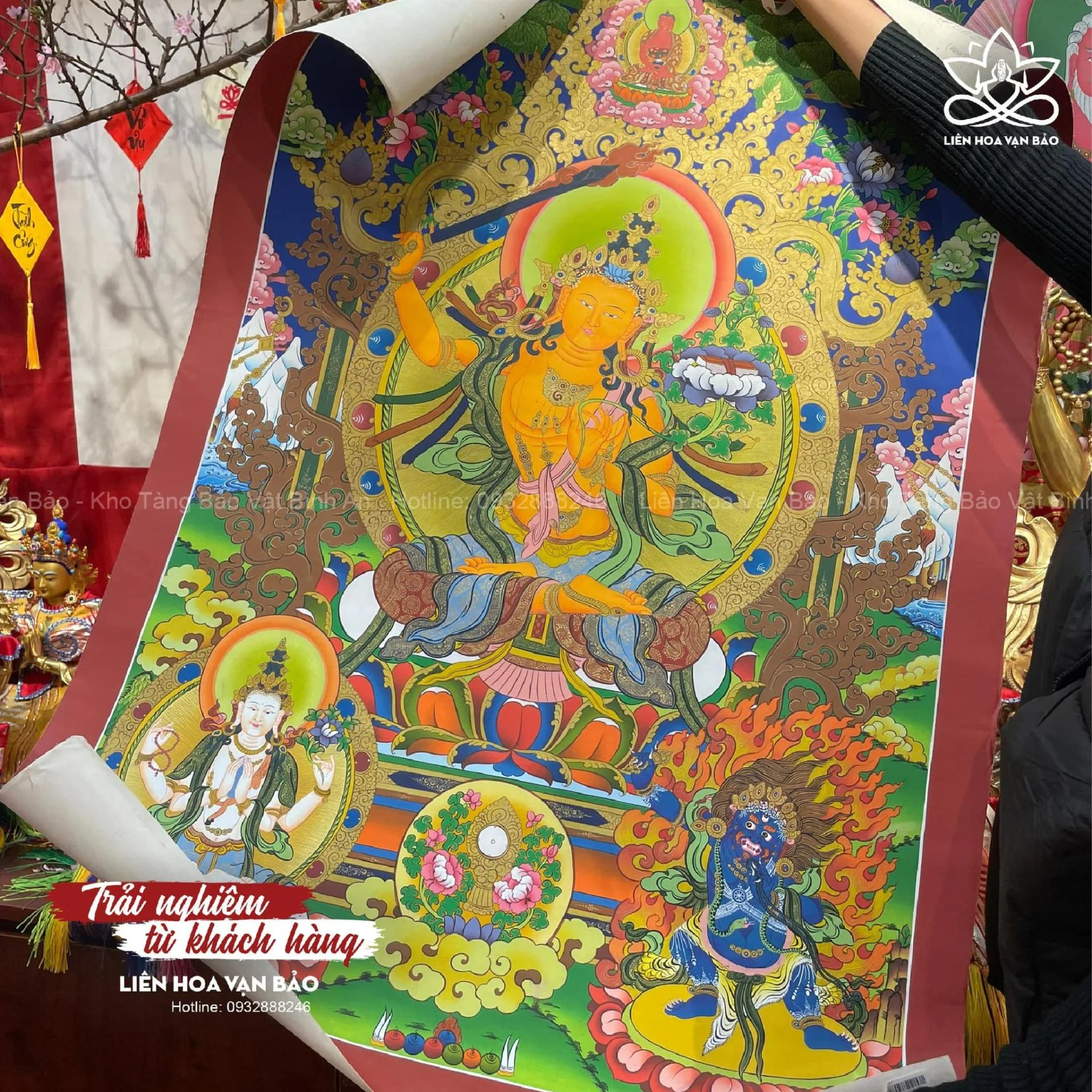 ThangKa Đức Văn Thù Sư Lợi