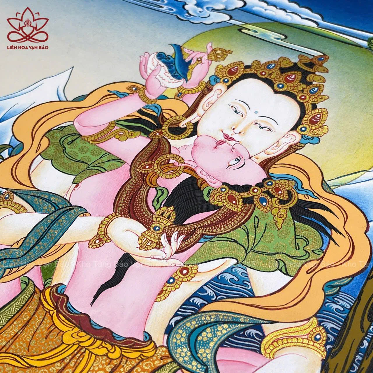 ThangKa Đức Kim Cương Tát Đỏa - Hình ảnh 4